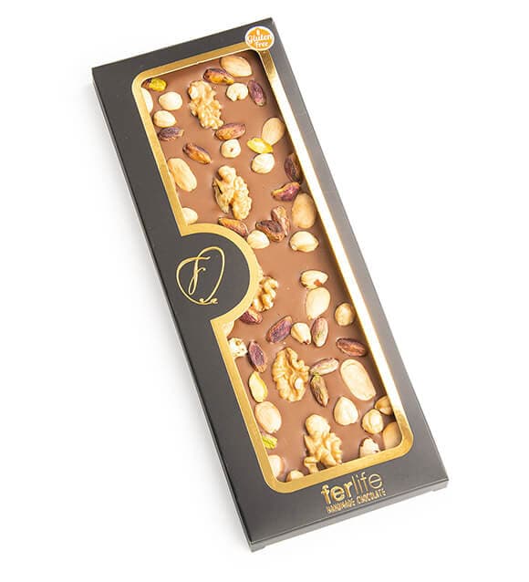 Kuruyemişli ve Kurumeyveli Tablet Çikolata Bahçesi 180 Gr Mix 2’Li Paket - 2