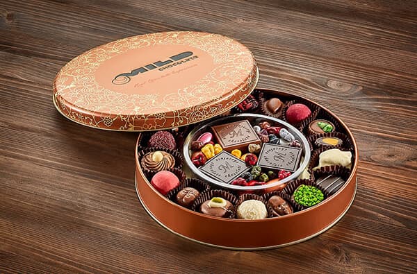 Madlen Spesiyal Draje Hediyelik Çikolata Kutusu (650 gr)