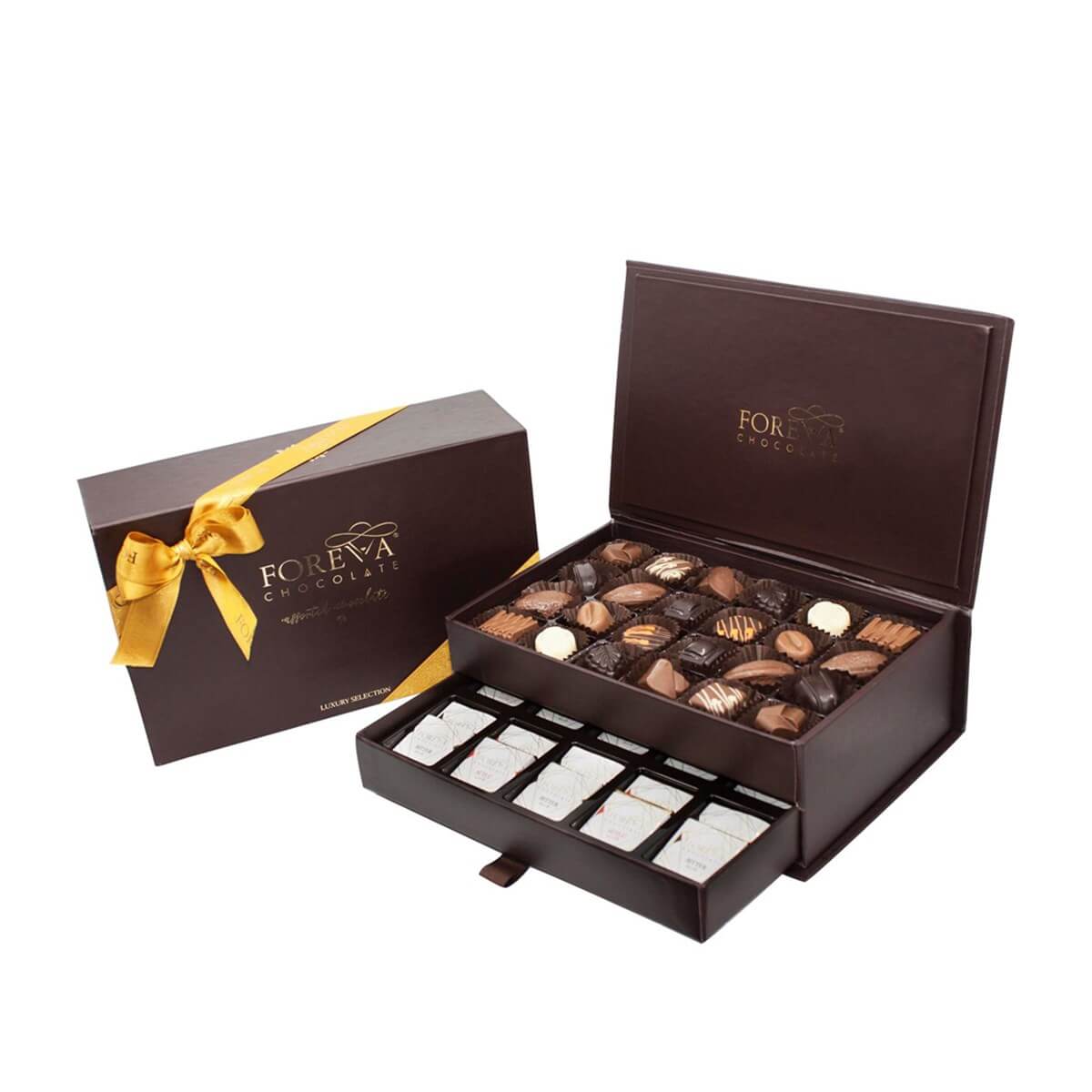 Lüks Çikolata Siparişi Brown Premium Çekmeceli Spesiyal