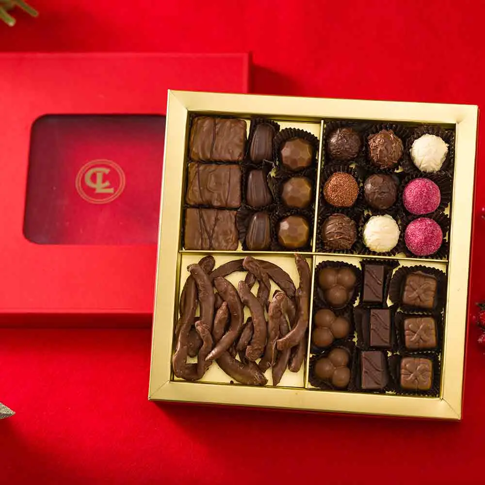 Karışık Dolgulu Hediyelik Yılbaşı Çikolatası 525 gr