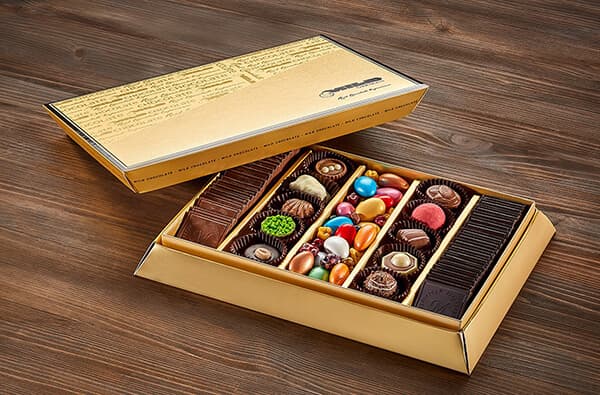 Şık ve Lüks Hediyelik Çikolata Kutusu (850 gr)