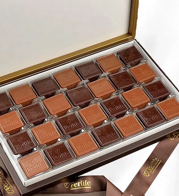 Sütlü ve Bitter Madlen Çikolata Sweet Madlen Choco (1000 Gr.)